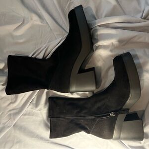 Black Heeled Boots